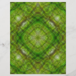 Green Serene Gardens Bulk Scrapbook Paper Pages チラシ