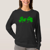 Green Shamrock C Irish Lucky St Patrick s Day Tシャツ (正面)