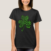 Green Shamrock Irish Clover Leprechaun St Patricks Tシャツ (正面)