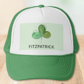 Green Shamrock Irish Heritage Name キャップ