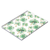 Green Shamrock St. Patrick's Day ノートブック (左側)