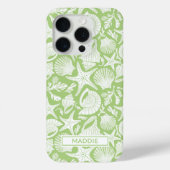 Green Shells Personalized Case-Mate iPhoneケース (裏面)