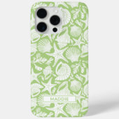 Green Shells Personalized Case-Mate iPhone Case iPhoneケース (裏面)