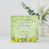 Green She's Fresh off the Market Garden Shower 招待状 (スタンド正面)