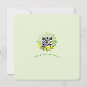 Green She's Fresh off the Market Garden Shower 招待状 (裏面)