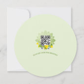 Green She's Fresh off the Market Garden Shower 招待状 (裏面)