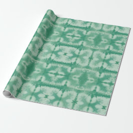 Green Shibori Style  ラッピングペーパー