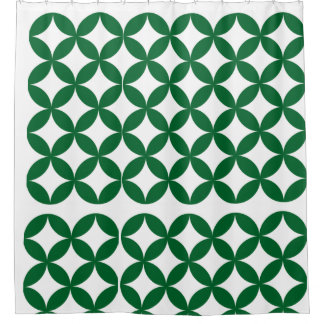 Green Shippo Pattern Shower Curtain シャワーカーテン