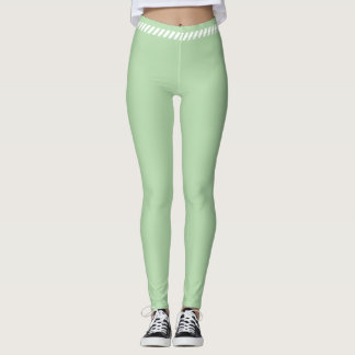 Green simple aesthetic legginns レギンス