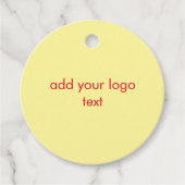 green simple arrow add your name  classic round st フェイバータグ (正面)