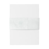 Green Simple Elegant Wedding Names Invitation 招待状ベリーバンド (裏面例)