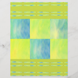 Green Skies Tiles Bulk Scrapbook Paper Pages チラシ