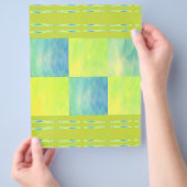 Green Skies Tiles Bulk Scrapbook Paper Pages チラシ (手)