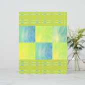 Green Skies Tiles Scrapbook Paper 2-Sided Page (スタンド正面)