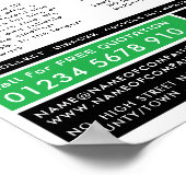 Green Skip、Skip/Dumpster Company 広告's ポスター (角)