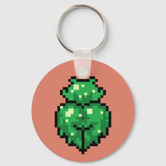 Green slime girl Keychain キーホルダー (正面)