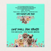 Green Small Dogs grooming cute pet sitter (外部フラット)