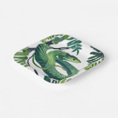 Green Snake |巳年の干支 水彩画 ペーパープレート (傾斜あり)
