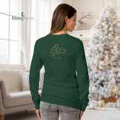 Green Snowflake Christmas Womens Shirt Tシャツ