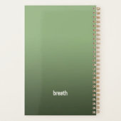 Green Spiral Planner  – 2026 Breath プランナー手帳 (裏面)