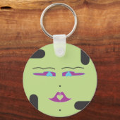 Green Sponap、Inili.ai キーホルダー (正面)