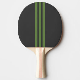 Green Sports Stripe Ping Pong Paddle 卓球ラケット