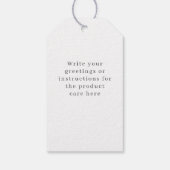 Green spruce tree ギフトタグ (裏面)