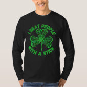 Green St Patrick s Day Lacrosse Sticks Tシャツ (正面)