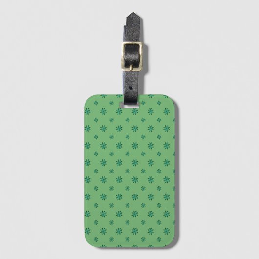 Green Star Luggage Tag ラゲッジタグ (正面縦)