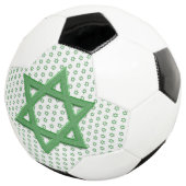 Green Star of Davidシームレス サッカーボール (3/4)