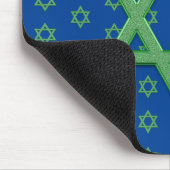 Green Star of Davidシームレス マウスパッド (コーナー)