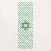 Green Star of Davidシームレス ヨガマット (裏面)