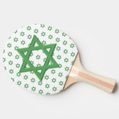 Green Star of Davidシームレス 卓球ラケット (横)