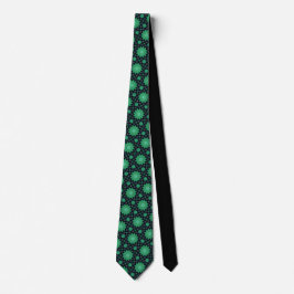 Green Starburst Neck Tie ネクタイ