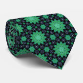 Green Starburst Neck Tie ネクタイ (ロール)