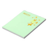 Green Starsメモ帳 ノートパッド (回転)