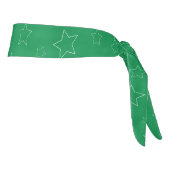 Green Stars Scarf Headband タイヘッドバンド (回転90)