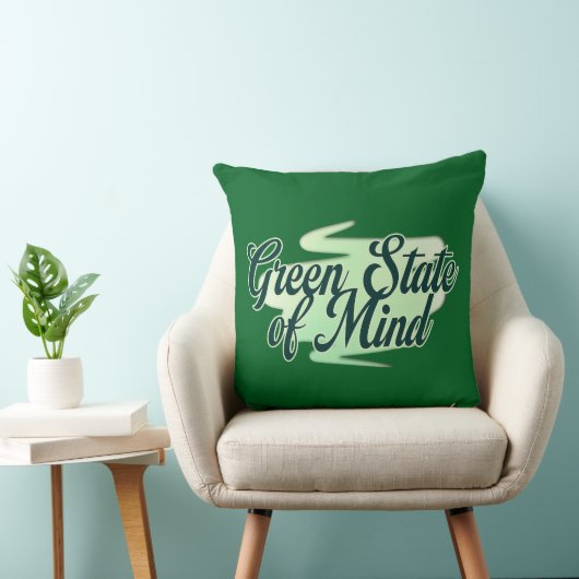 Green State of Mind St Patrick’s Day - almofada クッション (椅子)