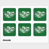 Green State of Mind St Patrick’s Day - Autocolante スクエアシール (シート)