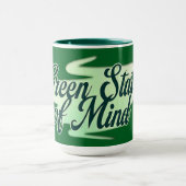 Green State of Mind St Patrick’s Day Shirt caneca マグカップ (中央)