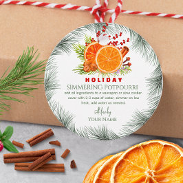 Green Stovetop Christmas  Simmering Potpourri  フェイバータグ