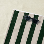 Green striped beach towel ビーチタオル (インサイチュ)