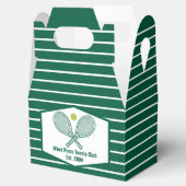Green Striped Tennis Custom Country Club フェイバーボックス (オープン)