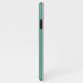 Green Stripes and Soft Pink iPhone 11 Pro Max Case iPhoneケース (右側)