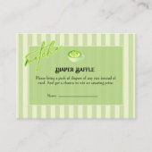  Green Stripes Arch  Matcha  Diaper Raffle  エンクロージャーカード (正面)