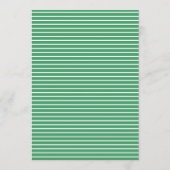 Green Stripes Golf 40th Birthday 招待状 (裏面)