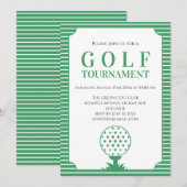 Green Stripes Golf Tournament 招待状 (正面/裏面)