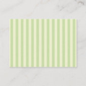  Green Stripes  Matcha  Books for Baby  エンクロージャーカード (裏面)