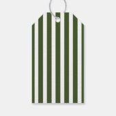 Green Stripes Wedding ギフトタグ (裏面)