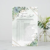 Green Succulents金ゴールドフレーム新郎は何と言った (スタンド正面)